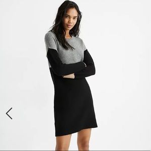 Madewell Colorblock Sweater Dress